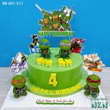  Bánh Sinh Nhật Ninja Rùa (BB-001-511) 