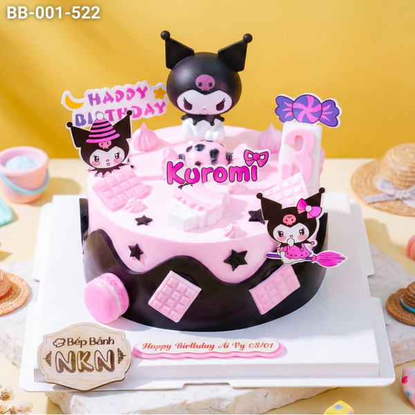  Bánh Sinh Nhật Mèo Kuromi (BB-001-522) 