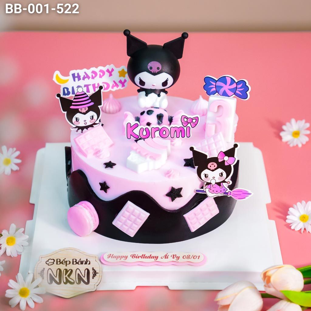  Bánh Sinh Nhật Mèo Kuromi (BB-001-522) 