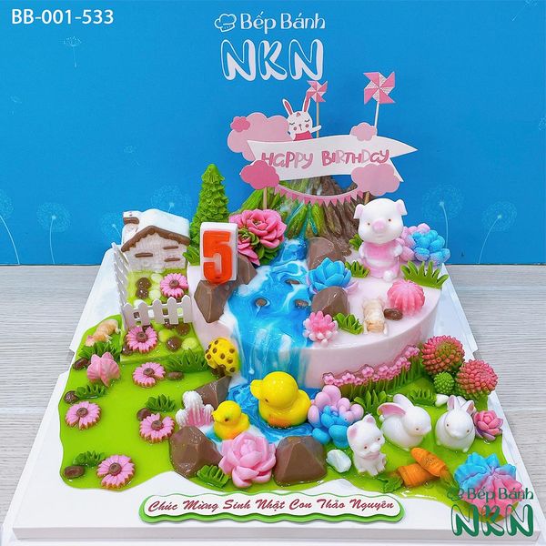  Bánh Sinh Nhật Bé Heo Hồng (BB-001-533) 