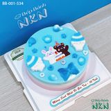 Bánh Sinh Nhật Gấu Brown Và Thỏ Cony (BB-001-534) 