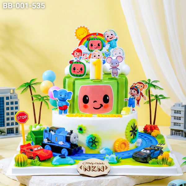  Bánh Sinh Nhật Cocomelon Xe Lửa 2 Tầng (BB-001-535) 
