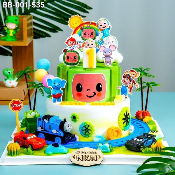  Bánh Sinh Nhật Cocomelon Xe Lửa 2 Tầng (BB-001-535) 