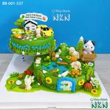  Tháp Bánh Đầy Tháng 2 Tầng Cho Bé Tuổi Mẹo (BB-001-537) 