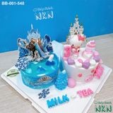  Bánh Sinh Nhật Đôi Elsa x Kitty (BB-001-548) 