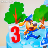  Bánh Sinh Nhật Đội Điều Tra Labrador (BB-001-549) 