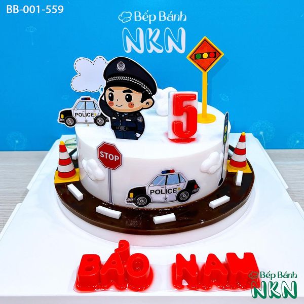 Bánh Sinh Nhật Cảnh Sát Giao Thông (BB-001-559) 