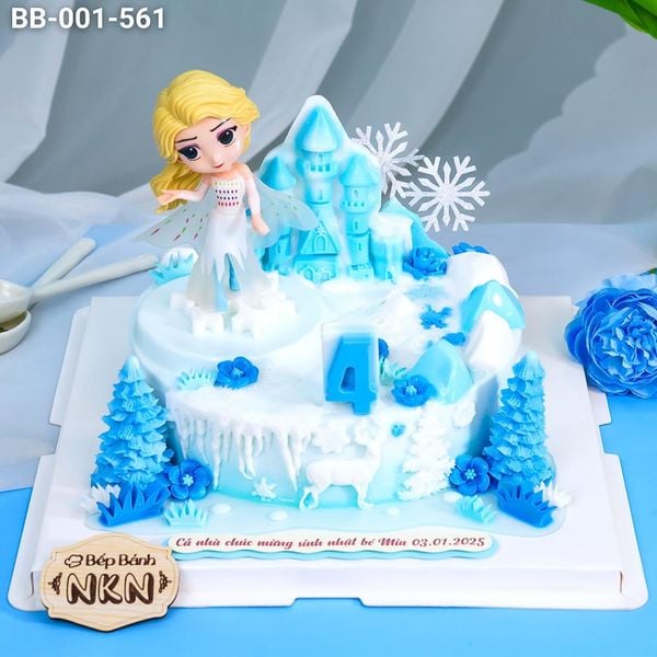  Bánh Sinh Nhật Elsa Băng Giá (BB-001-561) 