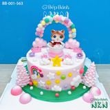  Bánh Sinh Nhật Bé Mèo Hồng (BB-001-563) 