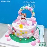  Bánh Sinh Nhật Bé Mèo Hồng (BB-001-563) 