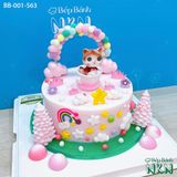  Bánh Sinh Nhật Bé Mèo Hồng (BB-001-563) 