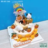  Bánh Sinh Nhật Bé Mèo Cam (BB-001-566) 