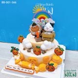  Bánh Sinh Nhật Bé Mèo Cam (BB-001-566) 
