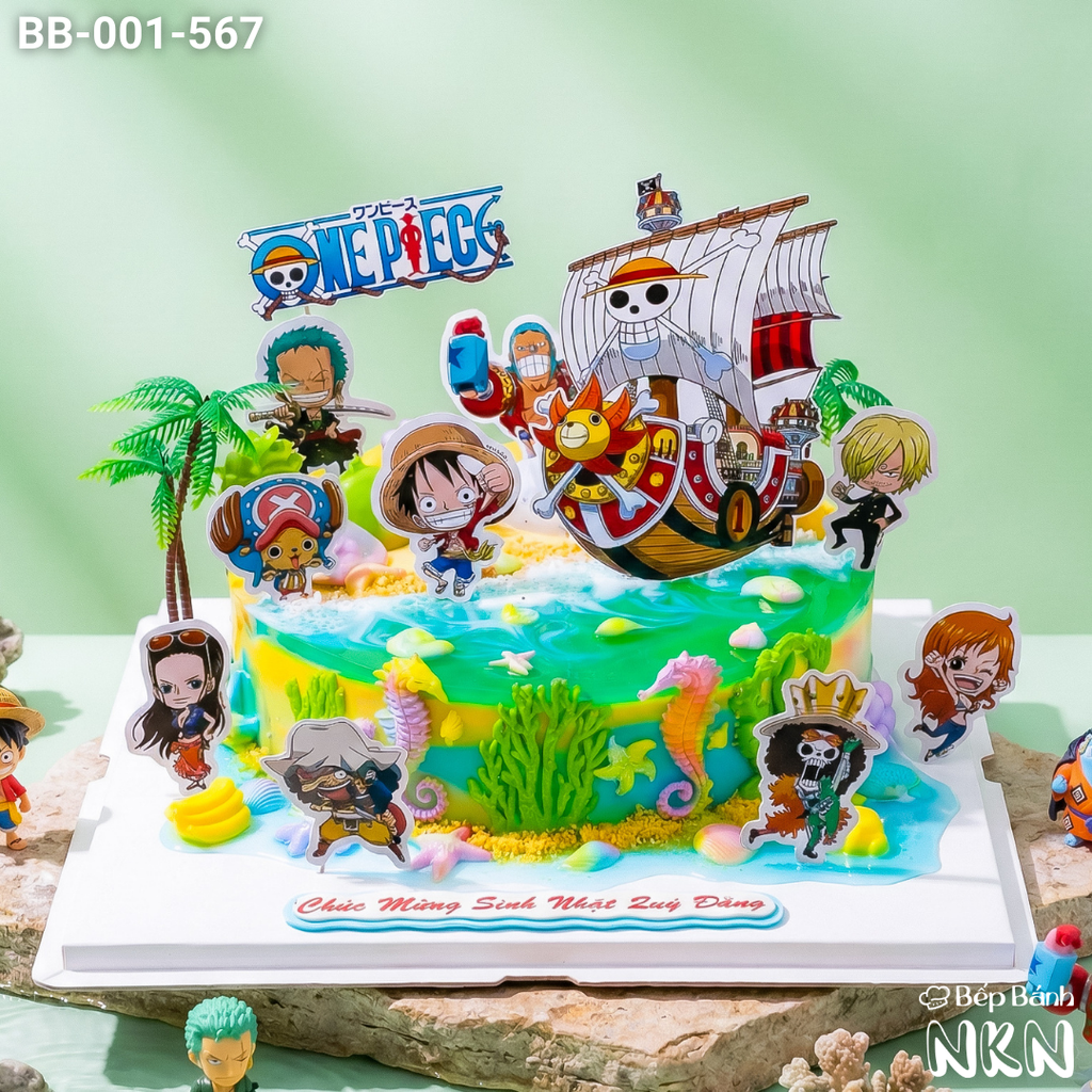  Bánh Sinh Nhật One Piece (BB-001-567) 