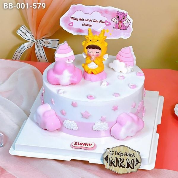  Bánh Đầy Tháng, Sinh Nhật Cho Bé Tuổi Rồng (BB-001-579) 