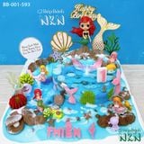  Bánh Sinh Nhật Quốc Đảo Tiên Cá (BB-001-593) 