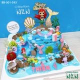  Bánh Sinh Nhật Quốc Đảo Tiên Cá (BB-001-593) 