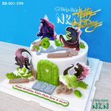  Bánh Sinh Nhật Pink Godzilla (BB-001-599) 