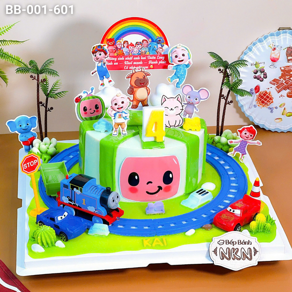  Bánh Sinh Nhật Xe Lửa Cocomelon (BB-001-601) 