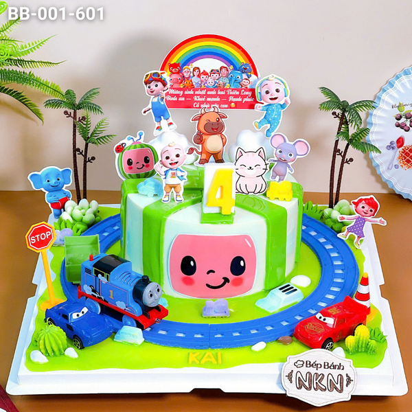  Bánh Sinh Nhật Xe Lửa Cocomelon (BB-001-601) 