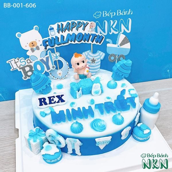  Bánh Đầy Tháng Bé Trai (BB-001-606) 