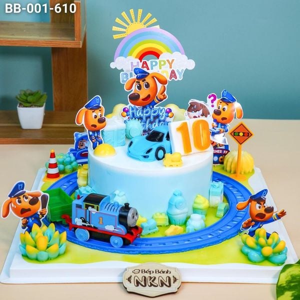  Bánh Sinh Nhật Xe Lửa Labrador (BB-001-610) 