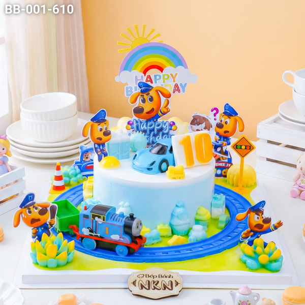  Bánh Sinh Nhật Xe Lửa Labrador (BB-001-610) 