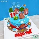  Bánh Sinh Nhật Capybara (BB-001-611) 