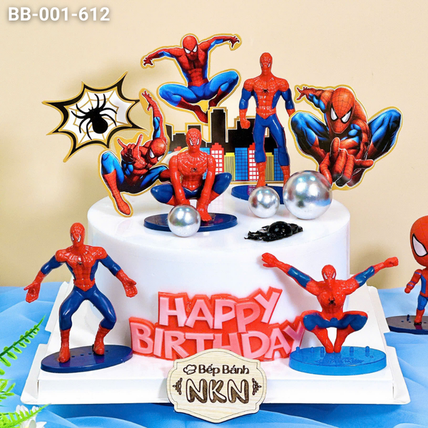  Bánh Sinh Nhật Biệt Đội Spiderman (BB-001-612) 