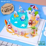  Bánh Sinh Nhật Labubu Du Lịch Biển (BB-001-613) 