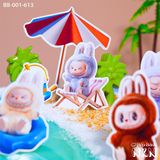  Bánh Sinh Nhật Labubu Du Lịch Biển (BB-001-613) 