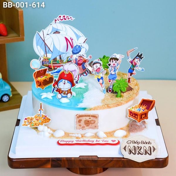  Bánh Sinh Nhật Biệt Đội Doraemon Truy Tìm Kho Báu (BB-001-614) 