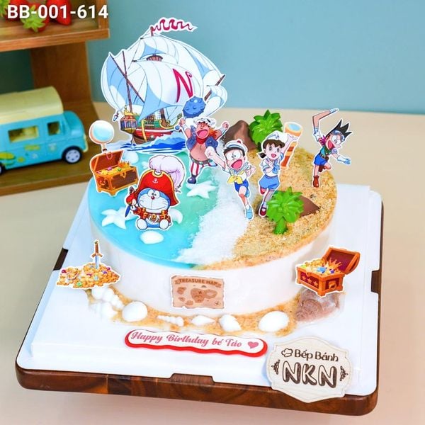  Bánh Sinh Nhật Biệt Đội Doraemon Truy Tìm Kho Báu (BB-001-614) 