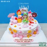  Bánh Sinh Nhật Bé Gái (BB-001-618) 