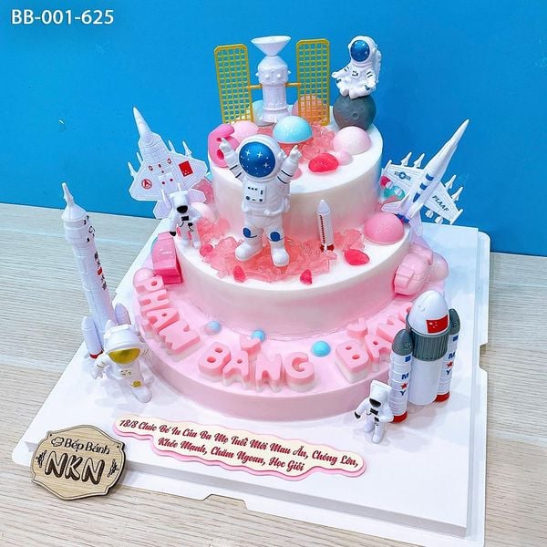  Bánh Sinh Nhật Bé Gái Phi Hành Gia (BB-001-625) 