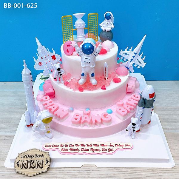  Bánh Sinh Nhật Bé Gái Phi Hành Gia (BB-001-625) 