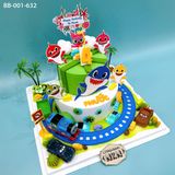  Bánh Sinh Nhật 2 Tầng Baby Shark (BB-001-632) 