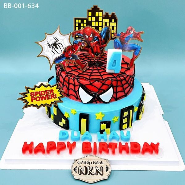  Bánh Sinh Nhật 2 Tầng Spiderman (BB-001-634) 