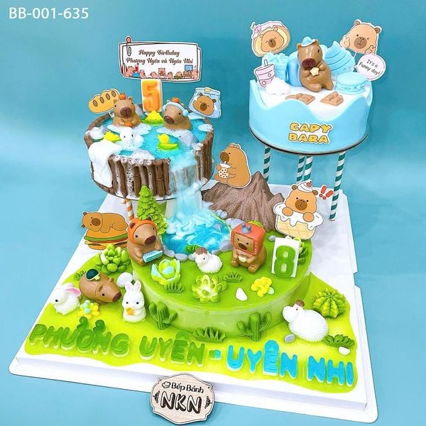  Tháp Bánh Sinh Nhật 3 Tầng Capybara (BB-001-635) 
