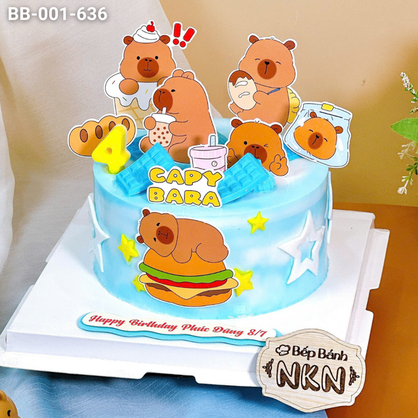  Bánh Sinh Nhật Capybara Cho Bé (BB-001-636) 