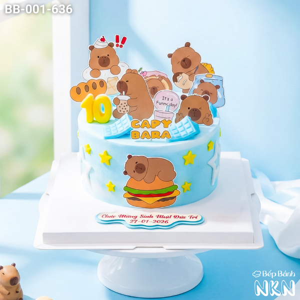  Bánh Sinh Nhật Capybara Cho Bé (BB-001-636) 