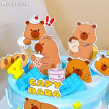  Bánh Sinh Nhật Capybara Cho Bé (BB-001-636) 