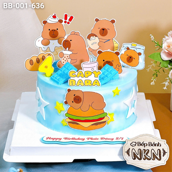  Bánh Sinh Nhật Capybara Cho Bé (BB-001-636) 