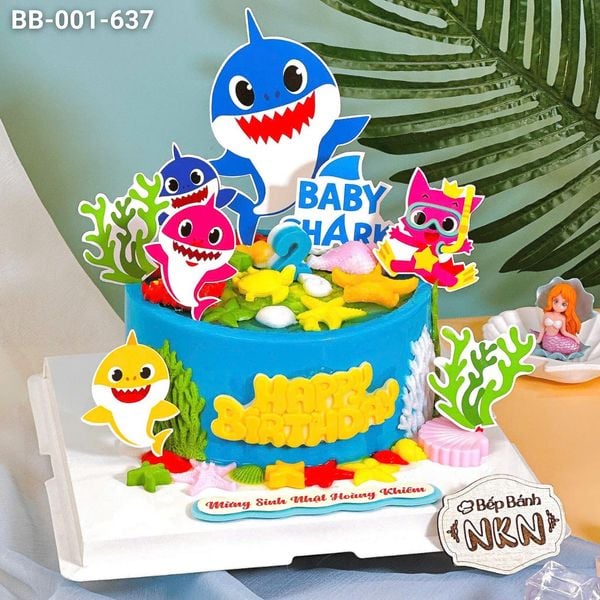  Bánh Sinh Nhật Baby Shark (BB-001-637) 
