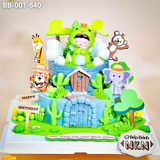  Bánh Sinh Nhật Cho Bé Tuổi Tỵ (BB-001-640) 