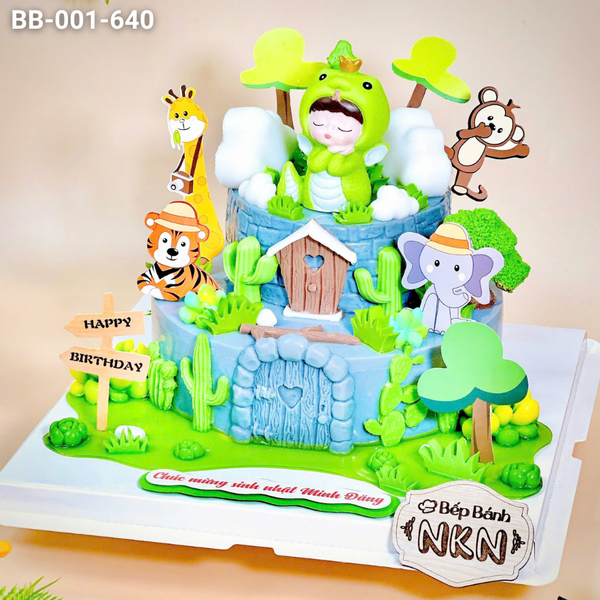  Bánh Sinh Nhật Cho Bé Tuổi Tỵ (BB-001-640) 