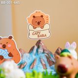  Bánh Sinh Nhật Khu Rừng Capybara (BB-001-645) 