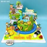  Tháp Bánh 2 Tầng Công Viên Vườn Thú (BB-001-647) 