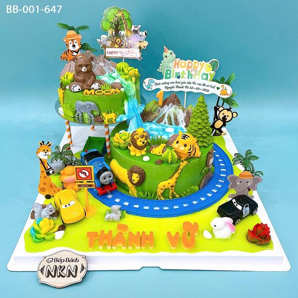  Tháp Bánh 2 Tầng Công Viên Vườn Thú (BB-001-647) 