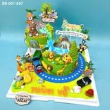  Tháp Bánh 2 Tầng Công Viên Vườn Thú (BB-001-647) 